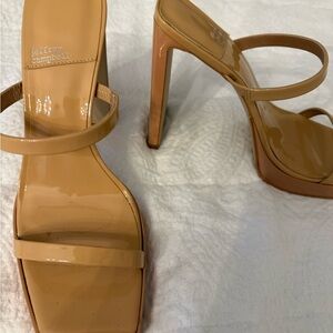 Jeffrey Campbell Nude Strappy Heels